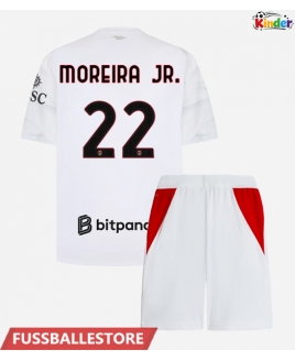 Günstige AC Milan Diego Moreira #22 Auswärts Trikotsatzt Kinder 2026-27 Kurzarm (+ Kurze Hosen)